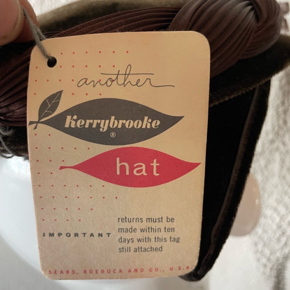 NWT Vintage 50/60’s Kerry Brooke Hat and Veil - Picture 6 of 8